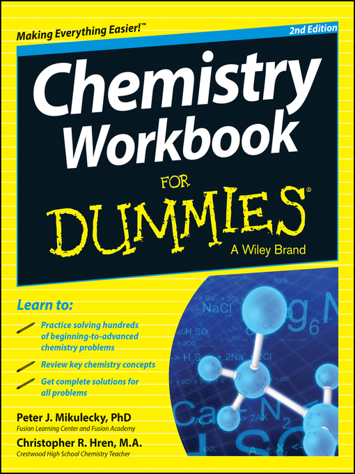 Title details for Chemistry Workbook For Dummies by Peter J. Mikulecky - Available